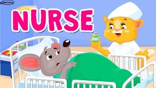 Nurse - Rhymes on Profession | Professions Song for Kids | Popular Nursery Rhymes | KidloLand