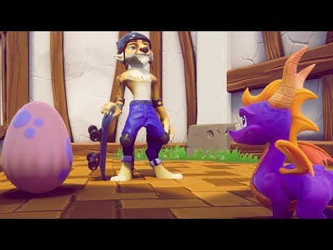 Spyro Reignited Trilogy - Sunny Villa Full Level + Skateboarding Gameplay - UC-2wnBgTMRwgwkAkHq4V2rg