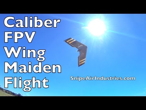 Caliber FPV Wing Maiden Flight - UCTa02ZJeR5PwNZK5Ls3EQGQ