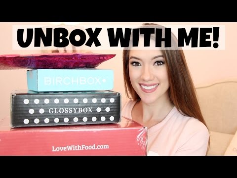 UNBOX W/ ME! BIRCHBOX, IPSY, GLOSSYBOX & LOVE WITH FOOD! - UC48DOiEvCDu3sThBijwkQ1A