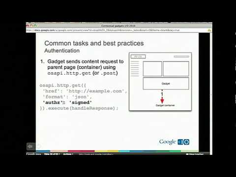 Google I/O 2010 - Deep dive on Gmail contextual gadgets - UC_x5XG1OV2P6uZZ5FSM9Ttw