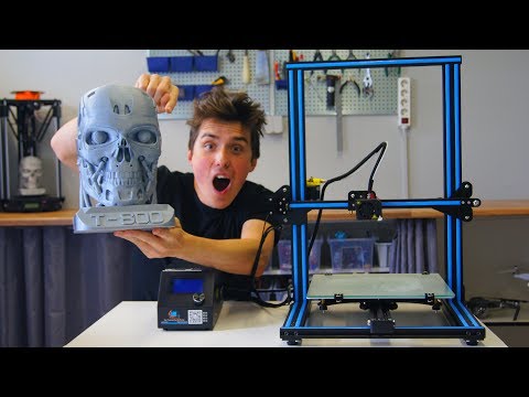 Is the Creality CR-10 Safe? - BIG 3D Printed Terminator Head!!! - UC873OURVczg_utAk8dXx_Uw