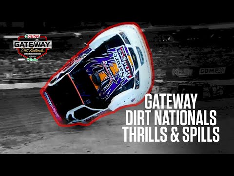 THRILLS &amp; SPILLS: Best Of The Gateway Dirt Nationals - dirt track racing video image