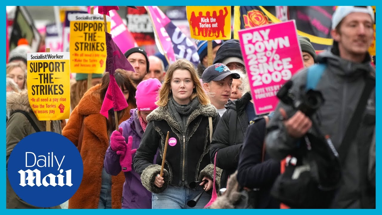 Biggest UK strike in a decade: Half a million workers to protest
