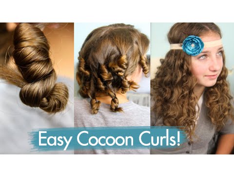 Cocoon Curls | Easy No-Heat Curls | Cute Girls Hairstyles - UC2LgZ_4GzSFQS-3a87_Jc6w