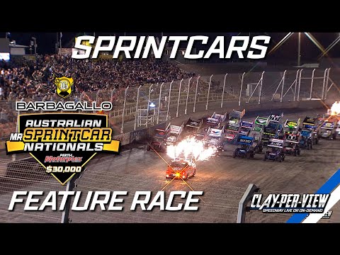 Sprintcars | Australian Mr Sprintcar Nationals - Perth Motorplex - 10th Feb 2024 | Clay-Per-View - dirt track racing video image