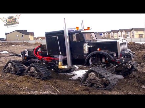 RC ADVENTURES - SNOW PLOW - JUGGERNAUT (V-PLOW PRACTiCE) Custom Radio Control 6x6 Truck (Electric) - UCxcjVHL-2o3D6Q9esu05a1Q