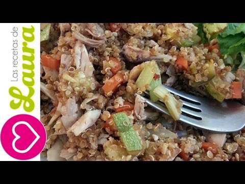 Receta de Quinoa con pollo Estilo Chino Las Recetas de Laura Recetas Saludables - UCbtJ9-FGxyT76V5ebEDNhgg