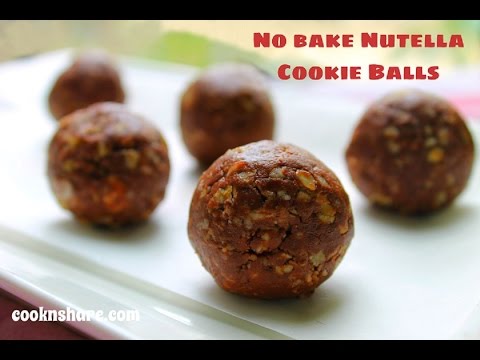 No Bake Nutella Cookie Balls - 4 Ingredients - UCm2LsXhRkFHFcWC-jcfbepA