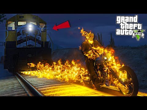 GHOST RIDER BURNS TRAIN - GTA 5 Mods - UCAbdeLiTPdjk1X2TY_ZdLDw