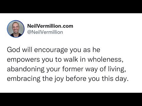 The Joy Set Before You This Day - Daily Prophetic Word