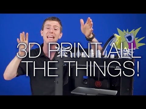 What is 3D Printing? ft. Makerbot Replicator 2 Review & Giveaway! - UCjTCFFq605uuq4YN4VmhkBA