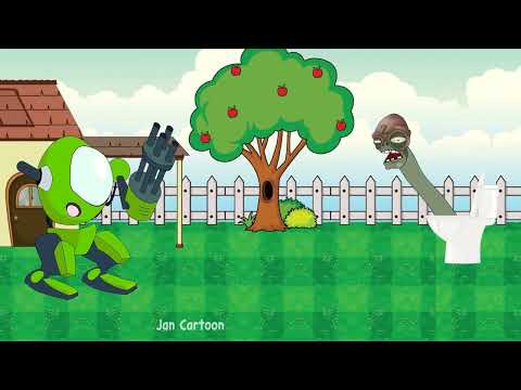 Skibidi Toilet Zombies Vs. Green Robot | Jan Cartoon