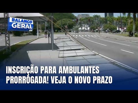 Prazo prorrogado para ambulantes no Carnaval de Florianópolis