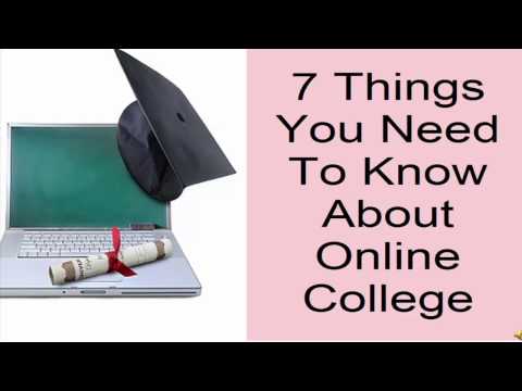 7 Things You Need To Know Before joining Online College