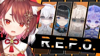 【 R.E.P.O. 】今回も初メンツ！がんばっちゃうよ～ん　w/群青ロマン/さんご。/優貴肇/シャルロット・リリー【 花ノ木まる / ゆに