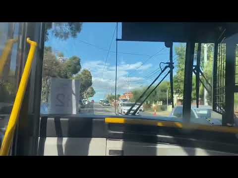 Catching a replacement bus for a tram