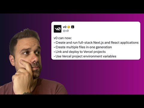 LATEST FROM v0! Build & Deploy a Next.js Project in Minutes (maybe)