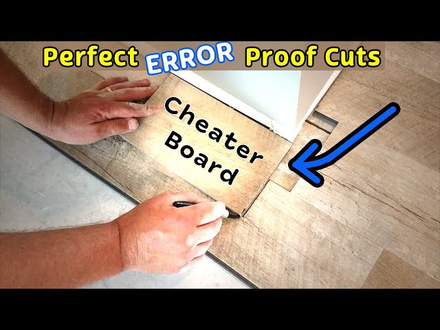 How to Cut Vinyl Flooring Around Objects