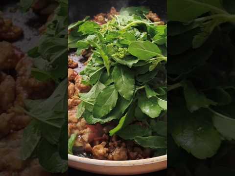 กระเพราหมูสับ#เมนูง่ายๆ อร่อยมาก