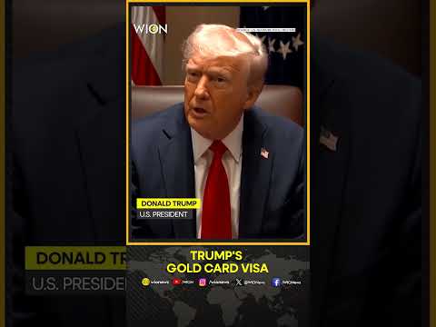 Trump Says 'Gold Card' Visa Will Help Pay Down US Debt | WION Shorts