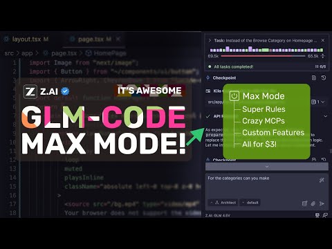 GLM Code MAX MODE: Enable these FEATURES w/ $3 PLAN & Beat CLAUDE CODE!