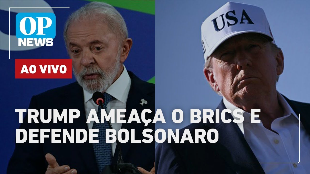 🔴AO VIVO: Trump ameaça o Brics, manda recado a Bolsonaro e Lula reage | O POVO NEWS