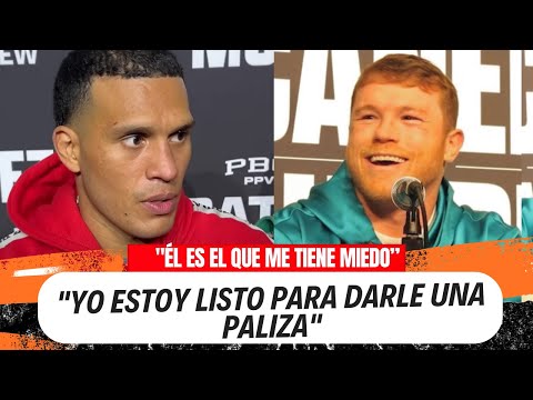 DAVID BENAVIDEZ AMENAZA A CANELO ÁLVAREZ Y ASEGURA ESTAR PREPARADO PARA DARLE UNA PALIZA