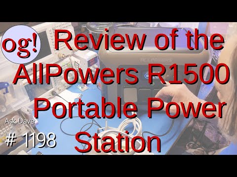 Review of the AllPowers R1500 Portable Power Station (#1198)