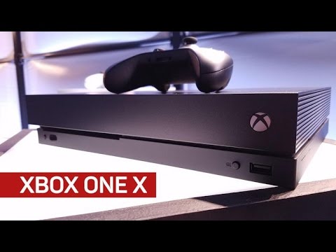 Here's our first up-close encounter with the Xbox One X - UCOmcA3f_RrH6b9NmcNa4tdg