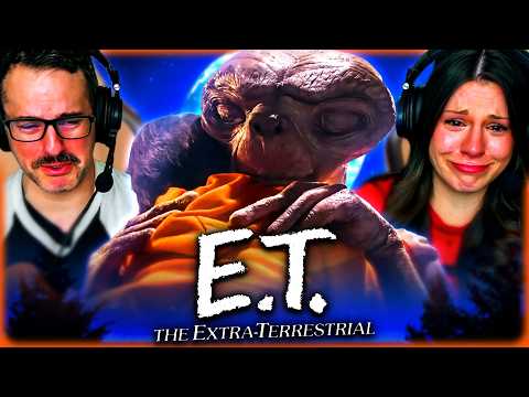 E.T. (1982) MOVIE REACTION - WE DID NOT EXPECT TO CRY THIS HARD! (First Time Watching)