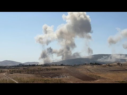 Smoke billows after Israeli strikes on Lebanon's Shmistar | AFP