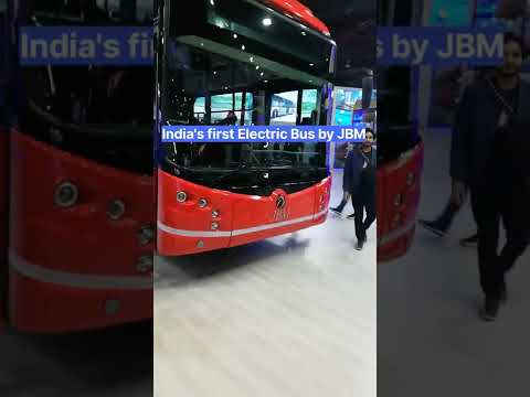 JBM Group launch it's first 100% Electric Bus ,Zero Emission Electric Buses in India  #ebus #shorts