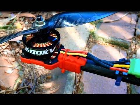 Alien 560 Quadcopter with Tarot FY-680 Motor Mounts. Test flight with KK2.1HC Multistar Motors - UCIJy-7eGNUaUZkByZF9w0ww