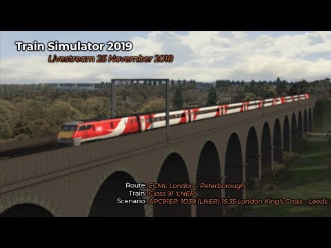 APC91EP: 1D39 (LNER) 15:35 London King's Cross - Leeds (Livestream 25/11/2018)