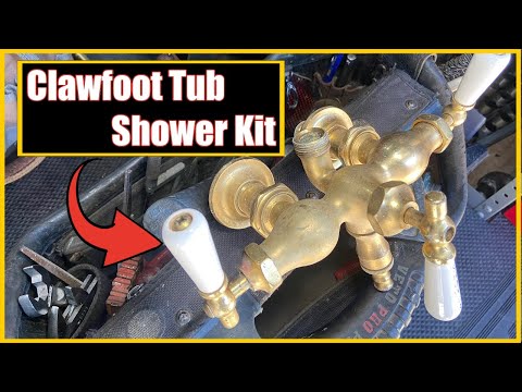 Clawfoot Tub Shower Kit