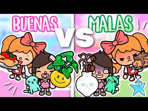 👧🏼 ANI y ONA 👧🏻 😈⚡ BUENAS vs MALAS en Toca Boca… ¡ANI y ONA se ENFRENTAN! 👼💥