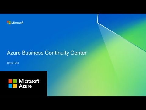 What is Azure Business Continuity Center?