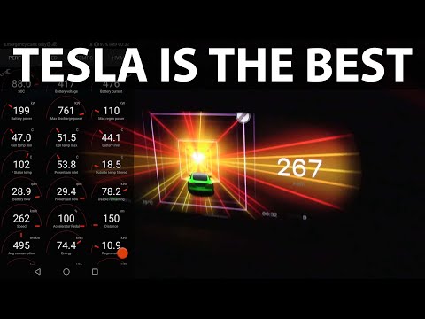 Tesla Model S Plaid acceleration to top speed in Germany