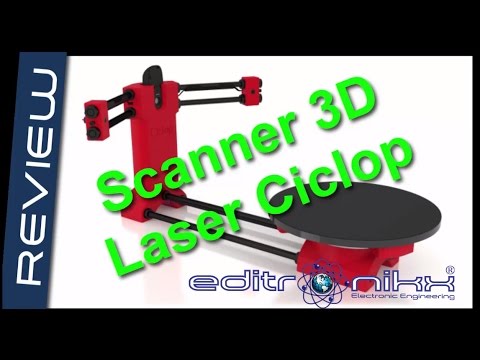 como armar  scanner laser 3D ciclop con arduino | editronikx - UCUJ6BMwZFHTnBozdGONtIhA