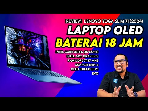 Daya Tahan Baterai Laptop 2024 Harusnya Begini! Review Lenovo Yoga Slim 7i (14IMH9)