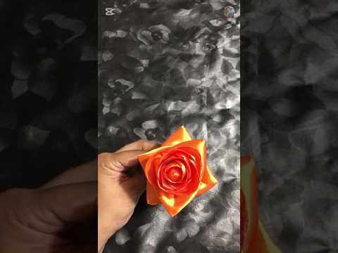 Where craft meets elegance 🌹Handmade ribbon rose, made with heart🌹#shorts#ribbonrose#handmadeflowers