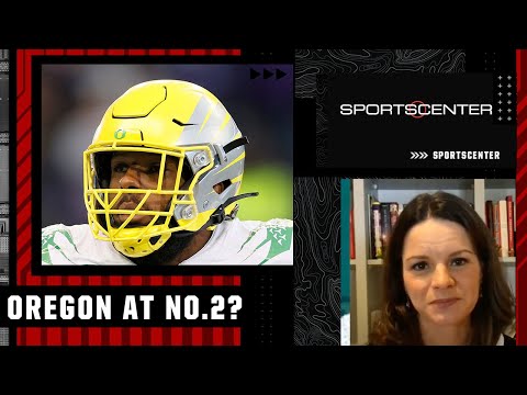 Heather Dinich has Oregon at No. 2 in her new CFP rankings | SportsCenter
