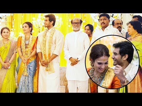 Video - Rajinikanth Daughter Soundarya And Vishagan Vanangamudi's Pre-Wedding Reception In Chennai