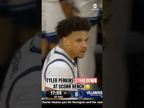 Tyler Perkins let UConn know after this triple 👀