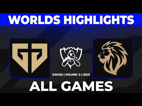 GEN vs LYON Highlights ALL GAMES | Worlds 2026 Swiss Stage | Gen.G vs LYON
