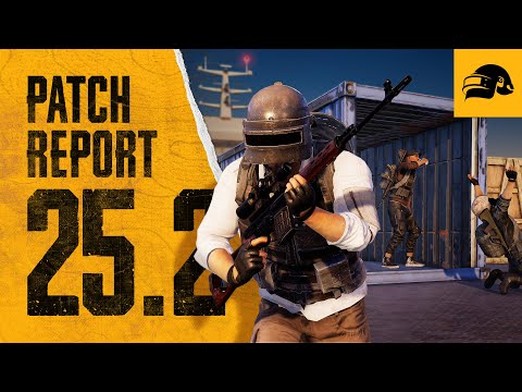 PUBG | Patch Report #25.2 - Gunplay Adjustments, New Skin Type: Chroma, and more!
