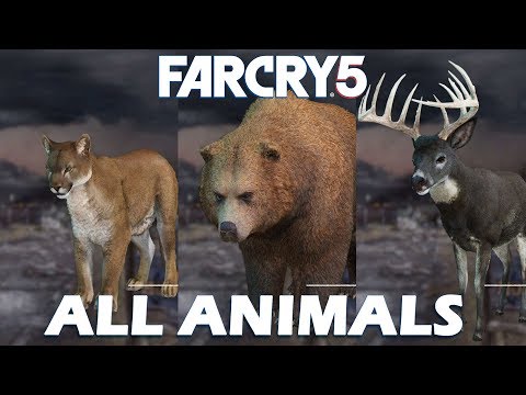 Far Cry 5 All Animals & Fish Locations (Been There, Done That Trophy / Achievement Guide) - UCWBA1-H9A5IldSb3tNwQmtQ