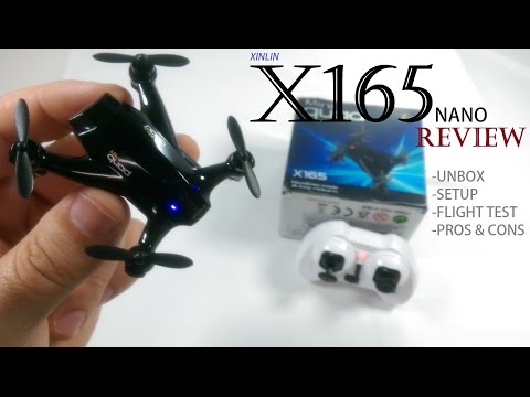 XINLIN X165 Nano Quadcopter Drone Review [Unbox, Setup, Flight Test, Pros & Cons] - UCVQWy-DTLpRqnuA17WZkjRQ