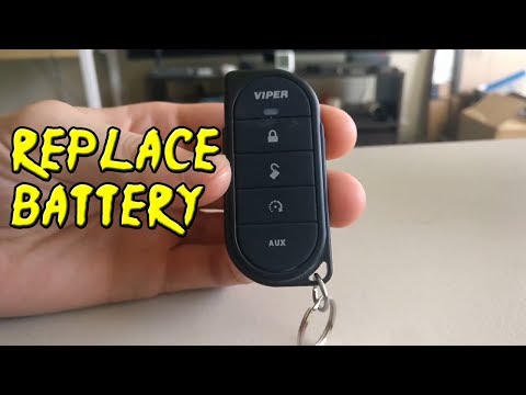 How To Replace Battery - Viper 7656V Key Fob - UCMKbYv-MCXxZlzEPlukCmNg